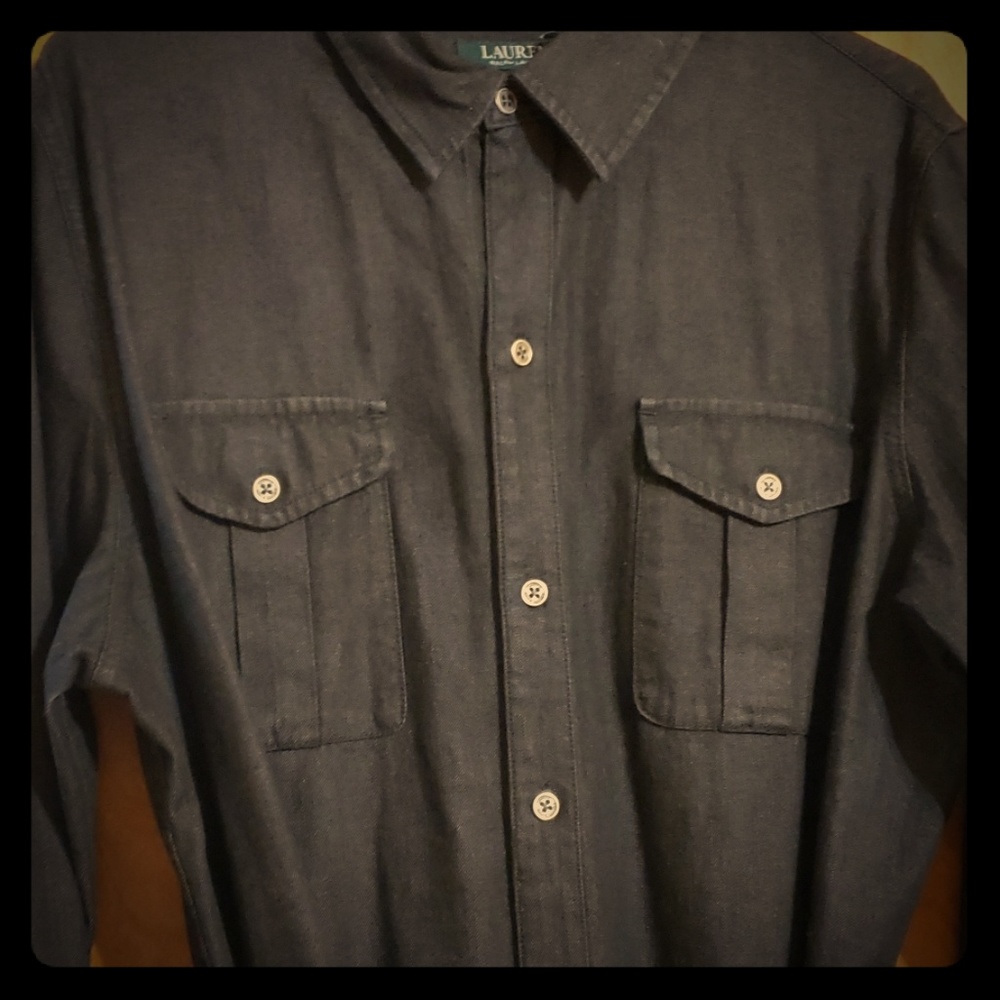 Ralph Lauren Black Jean Casual Dress